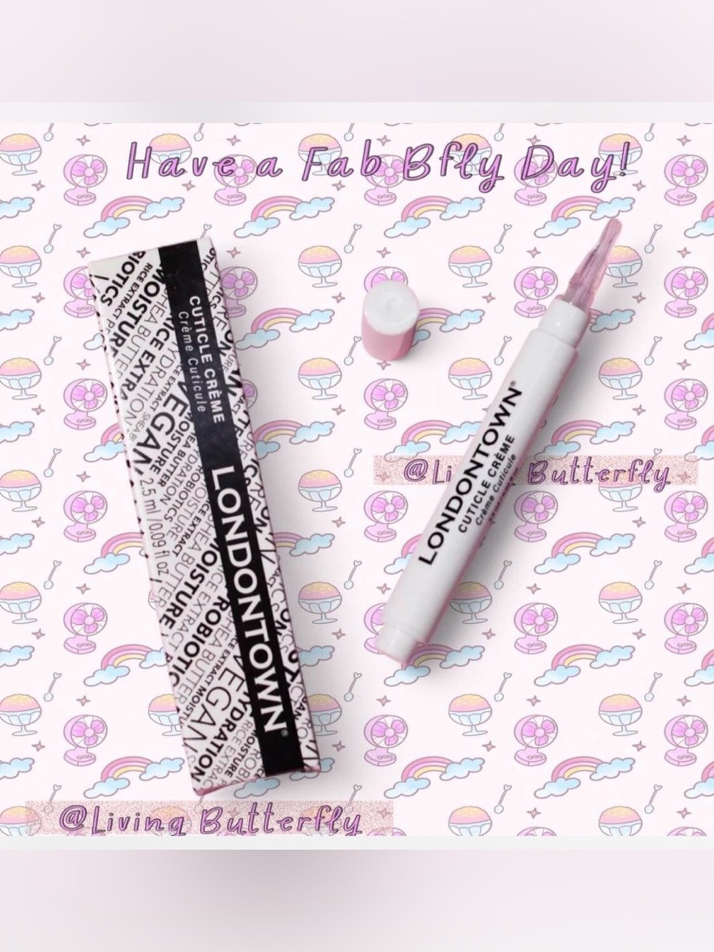 Londontown Pink Cuticle CrΓ¨me Pen β Hydrating Nail Care